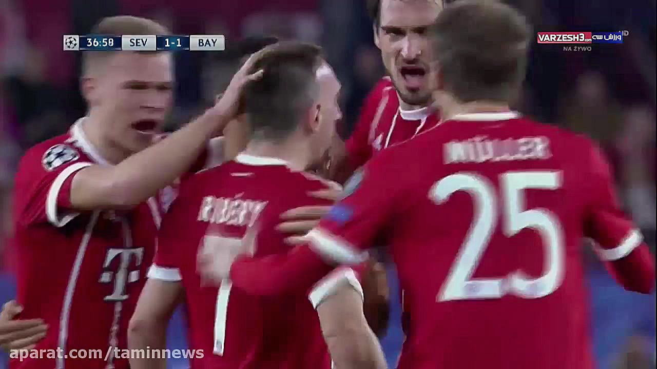 سویا 1  1 بایرن مونیخ