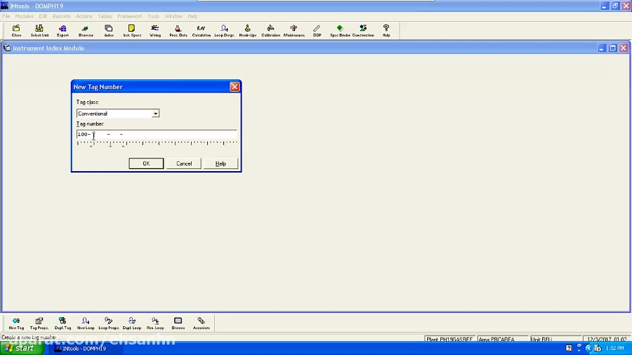 Intools Screen آموزش نرم افزار(Instrument list) Intools