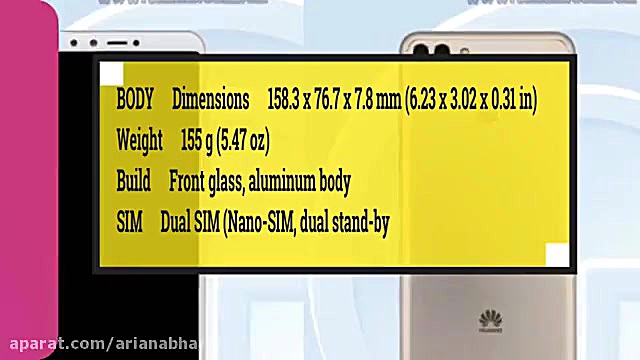 گوشی  مشخصات  Huawei Enjoy 8