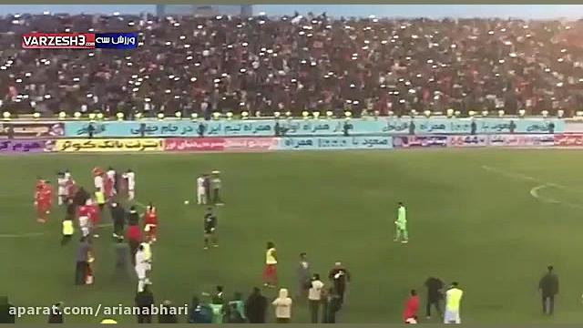 شادی هواداران و بازیکنان پرسپو...