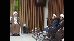 دیدار دوستانه آیت الله تبریزیا...