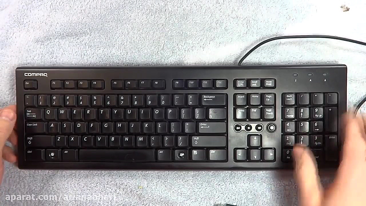 آموزش تعمیر دکمه های کیبورد