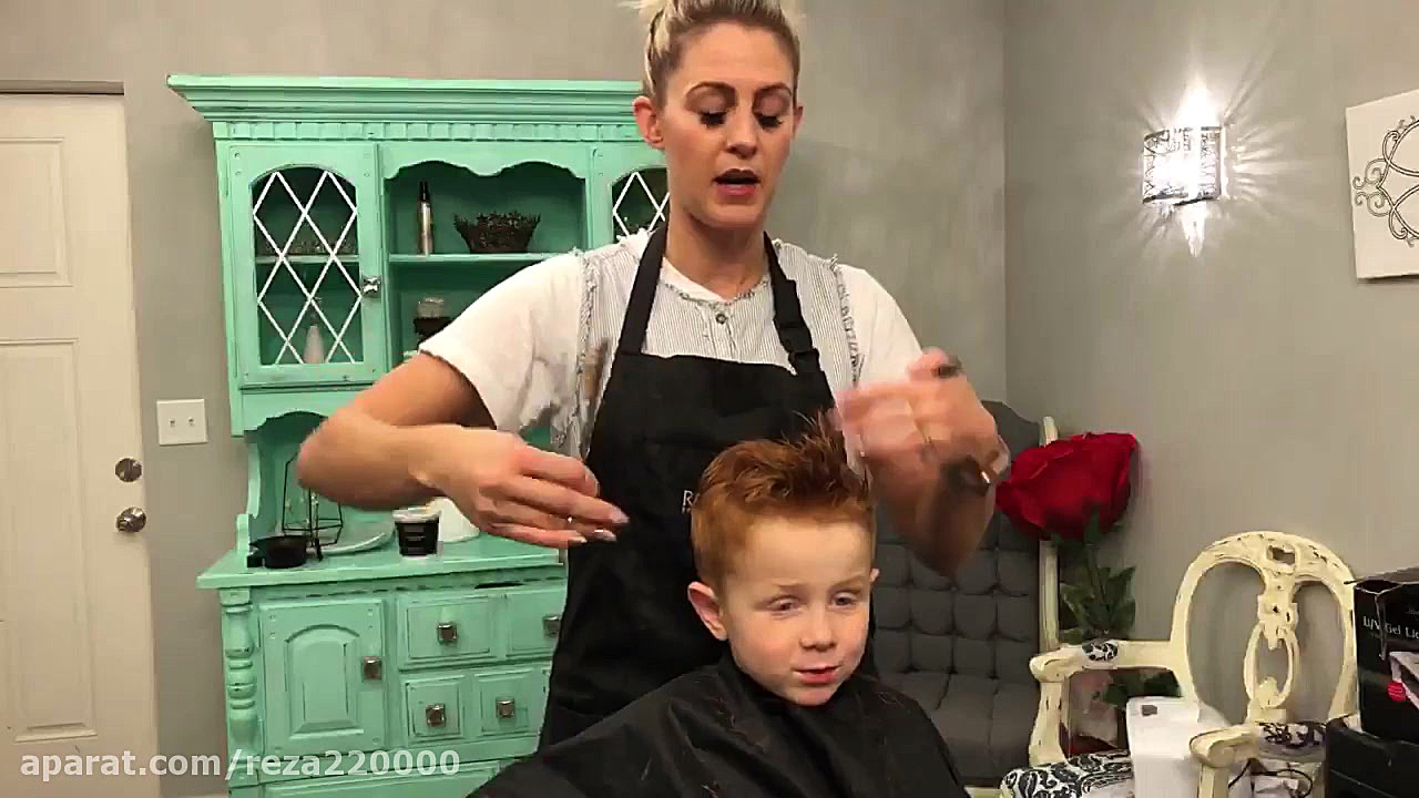 Livestream boys haircut