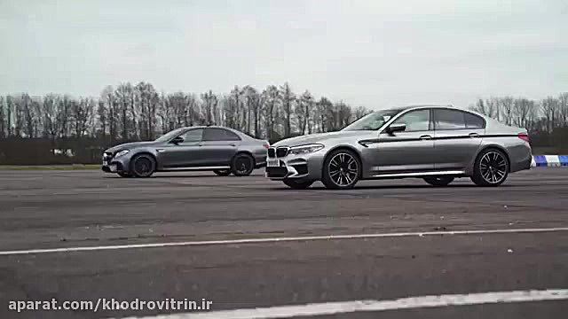 مسابقه درگ هیجان انگیز بین BMW...