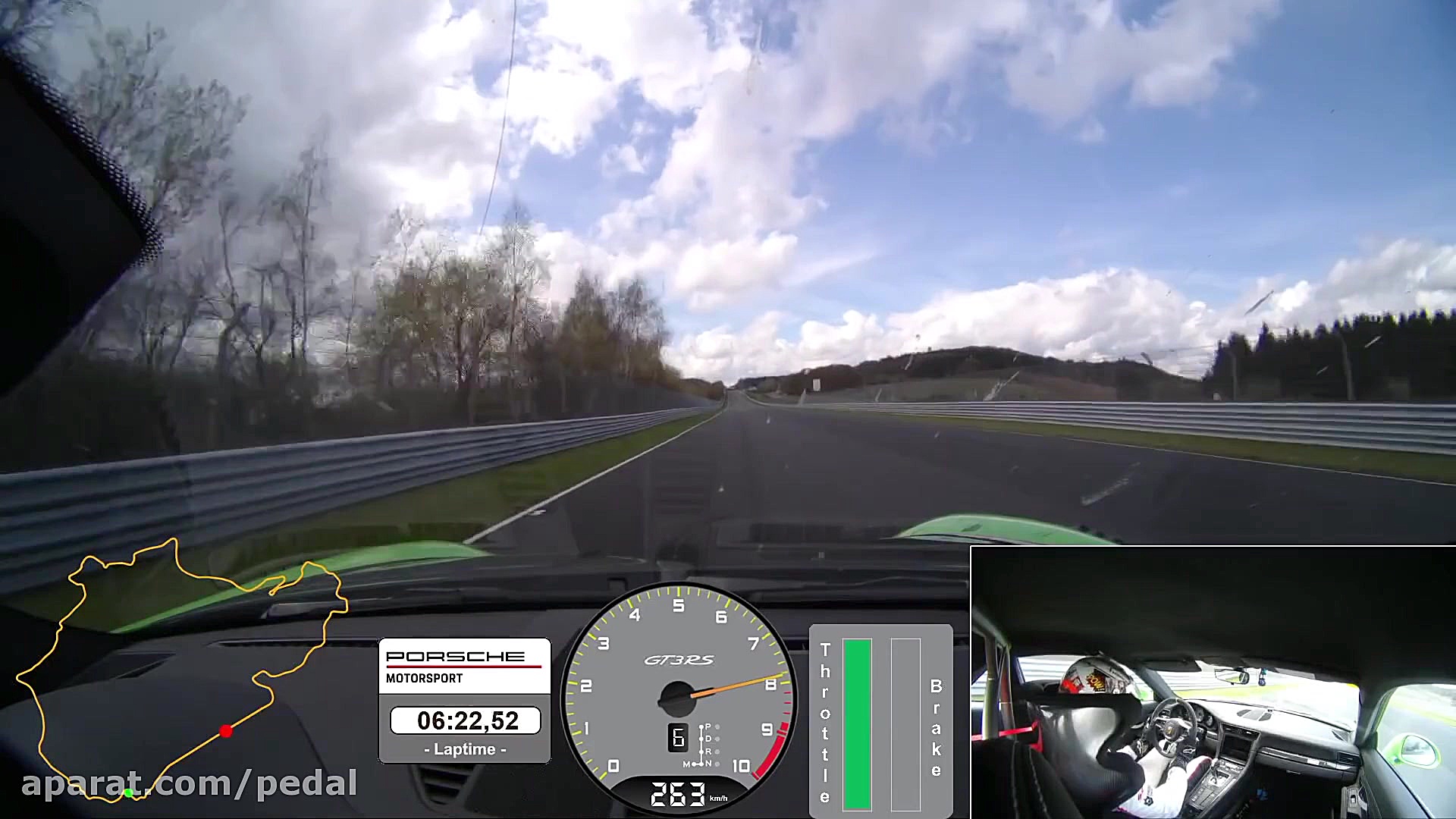 رکورد پورشه 911 GT3 RS در نورب...