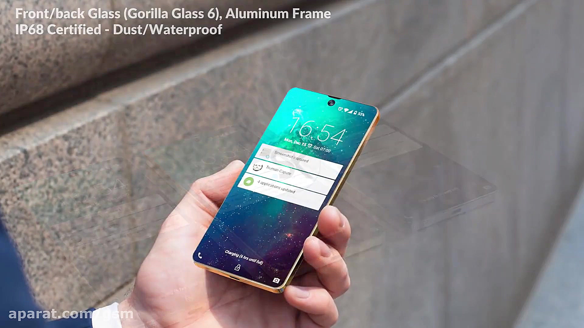 کانسپتی از گوشی Galaxy Zero سا...