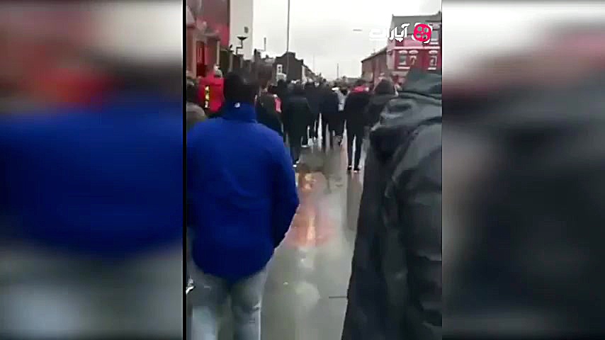 درگیری شدید هواداران لیورپول و...