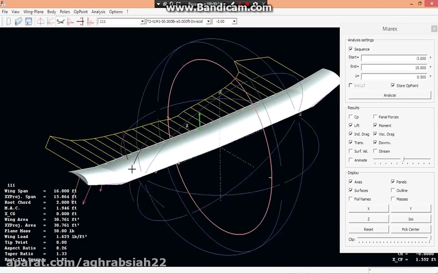 Xfoil Tutorial آموزش نرم افزار xfoil قسمت 6