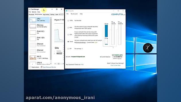 استخراج بیت کوین با پردازنده R...