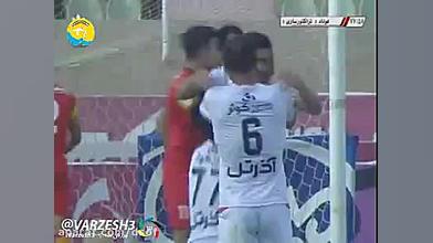 گل اول تراکتورسازی به فولاد تو...