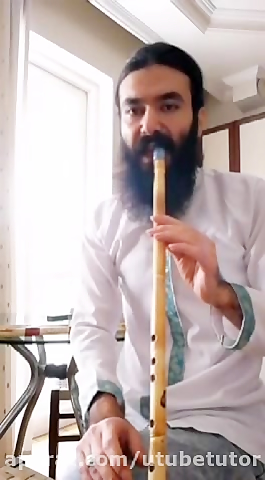 آموزش نوازندگی نی هفت بند به روش نوین (صدای بم) قسمت دوم