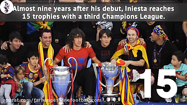 قهرمانی های اینیستا همراه بارس...