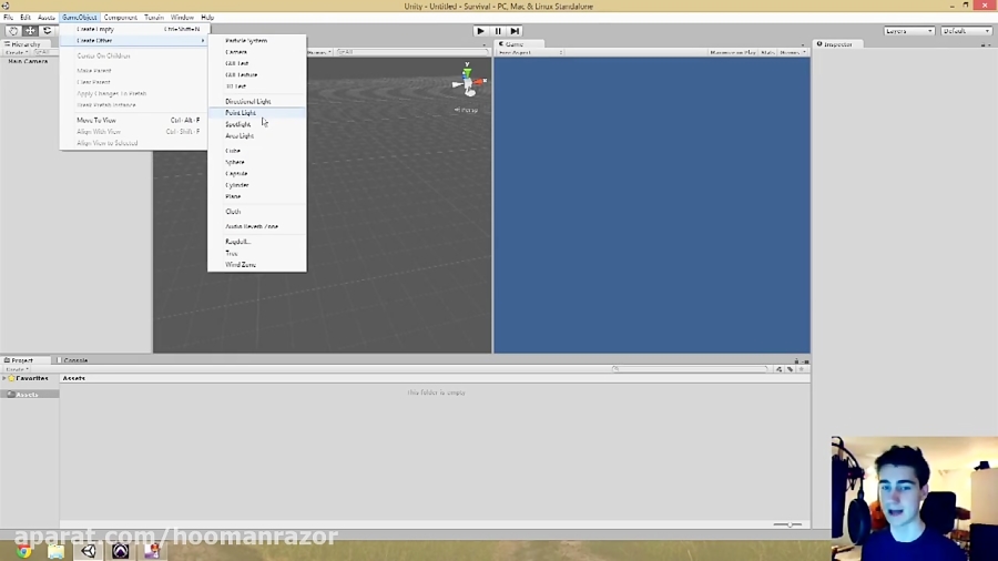 1. Unity Tutorial Basics - Create a Survival Game