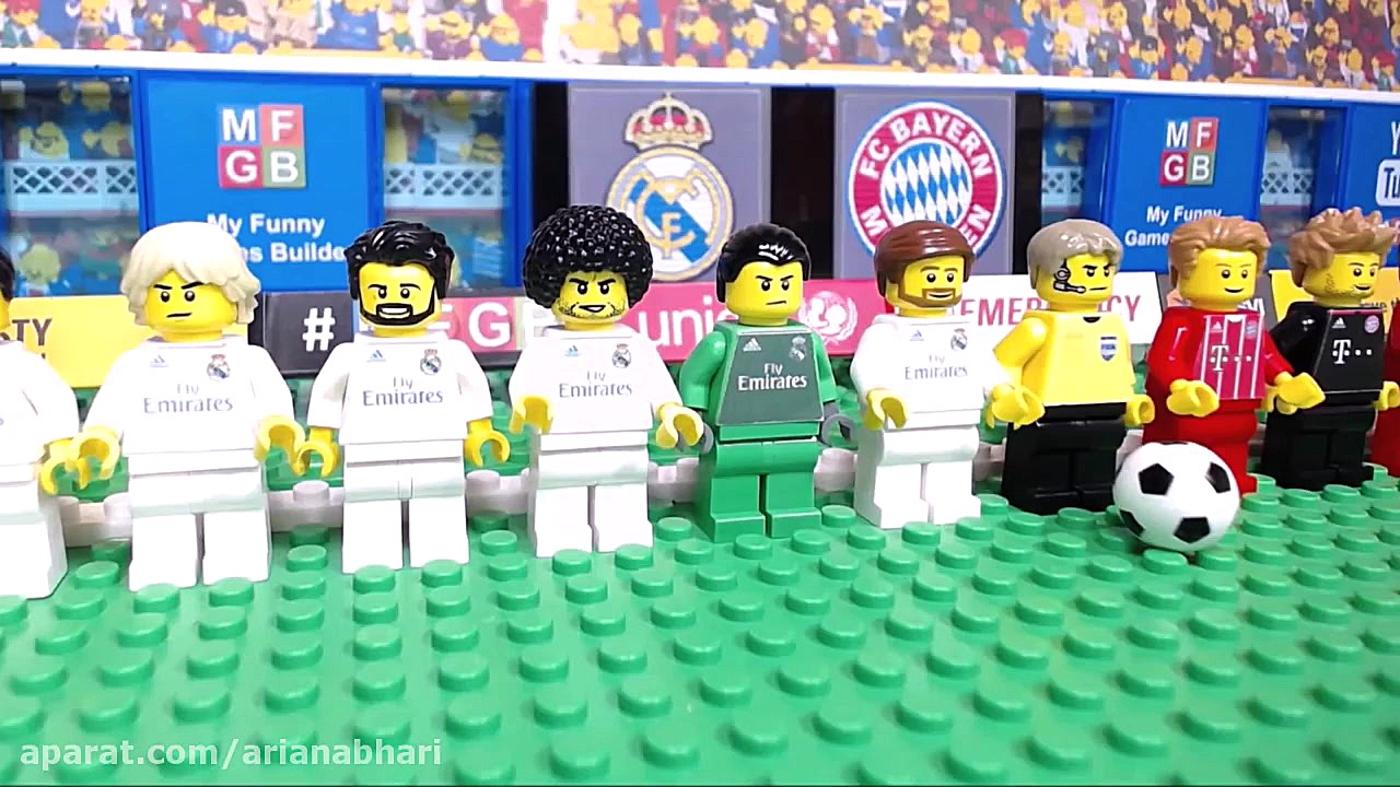 کارتون لگو رئال مادرید و بایرن...