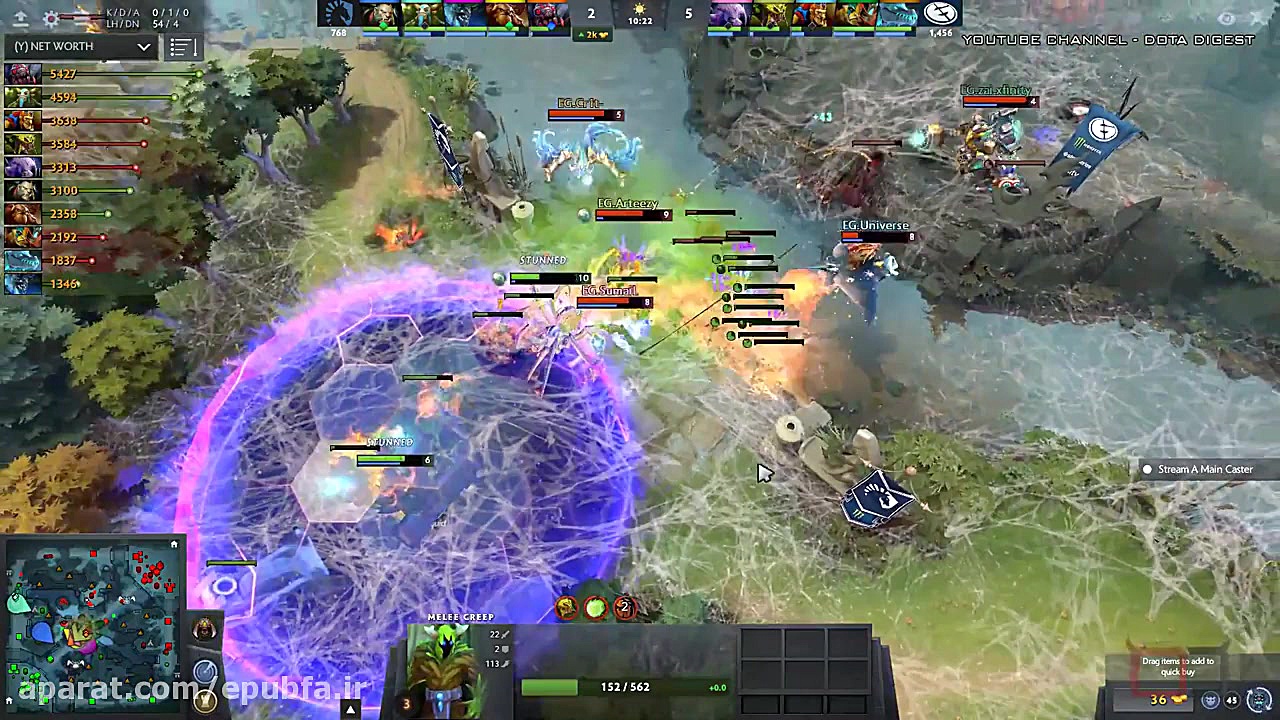 رقابت های بین المللی بازی Dota...