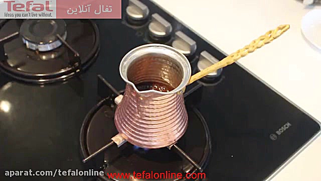 درست کردن قهوه ترک با کف زیاد...