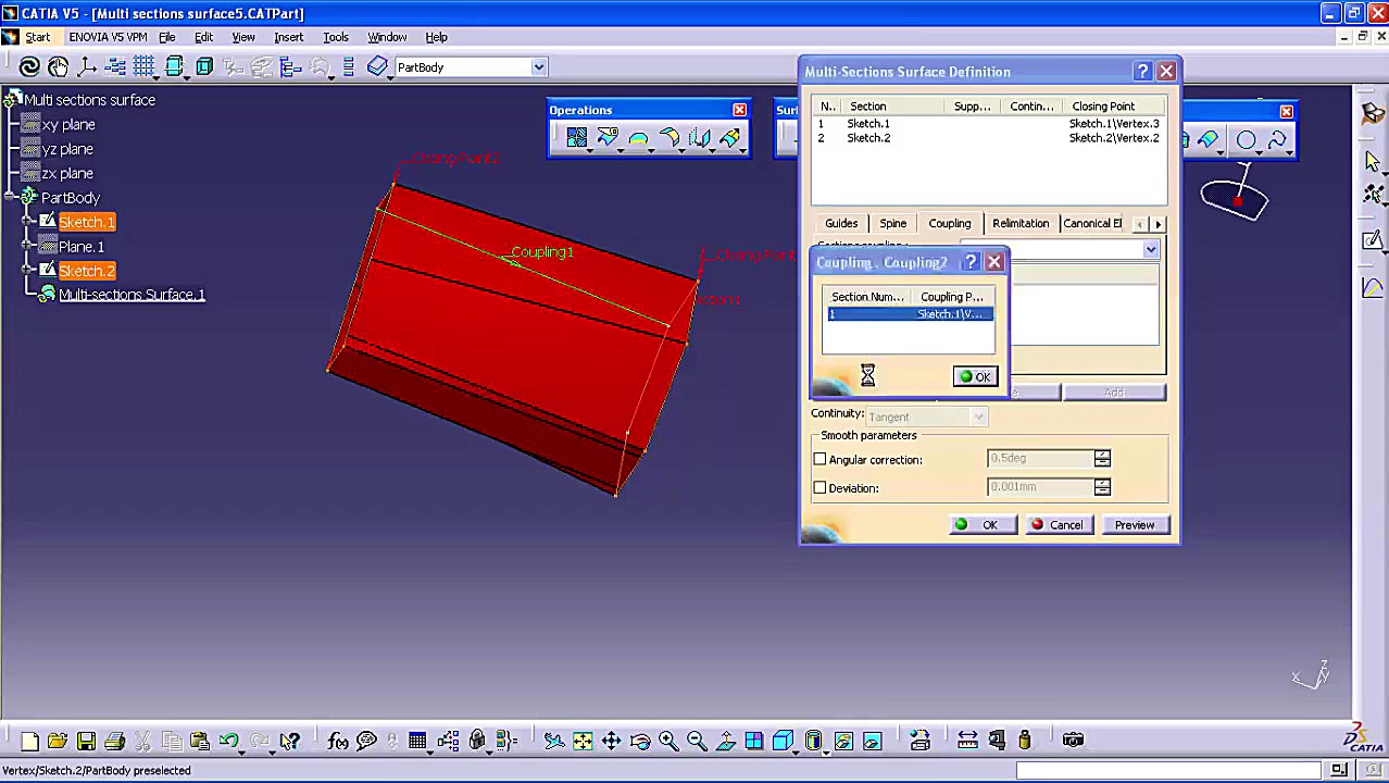آموزش کتیا محیط طراحی سطوح قسم...