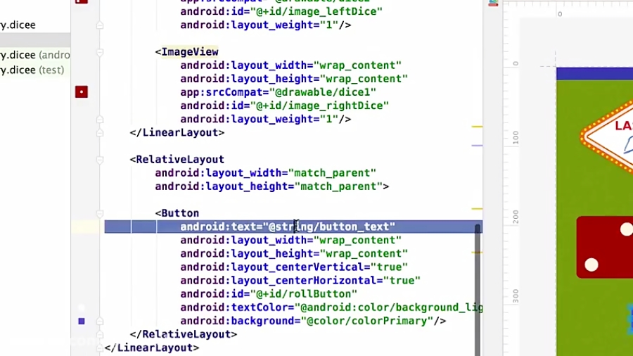 035 Using Variables and Linking Layout Elements to Java Code -android ...