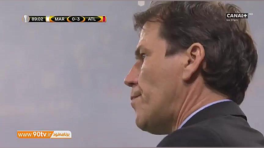 گل سوم اتلتیکومادرید به مارسی...