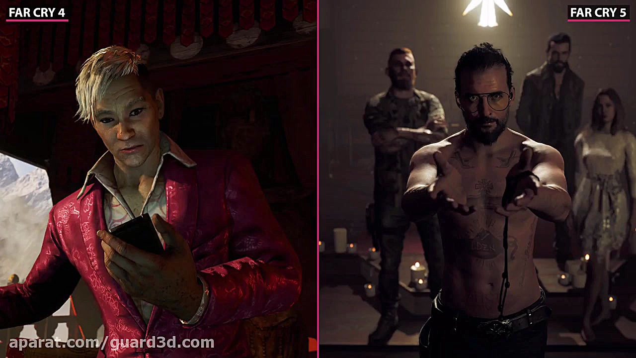 مقایسه گرافیک Far Cry 4 و Far...