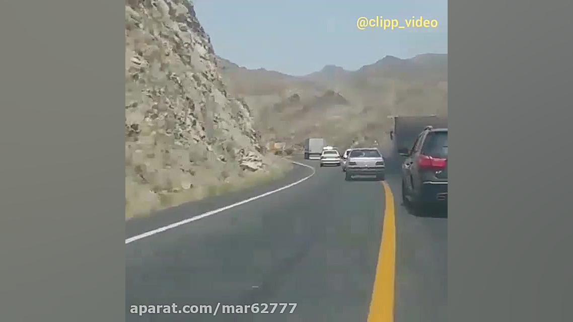 تخلف پلیس راهور در بزرگراه منج...