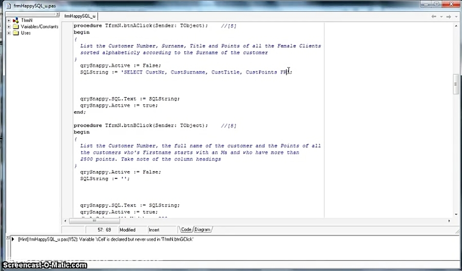 SQL in Delphi - Photo Company Example (Part 1)
