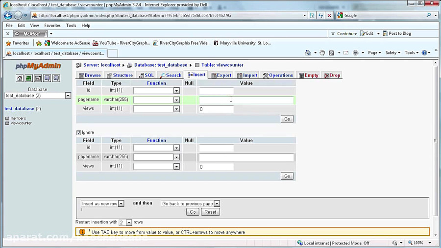 PHP MySQL Tutorial: Create a Simple View Counter -HD