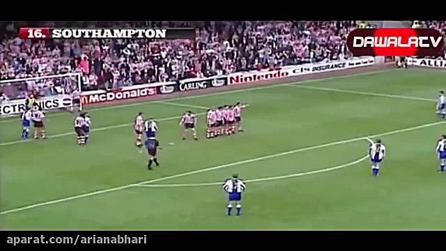 ضربه آزاد های باورنکردنی دیوید...