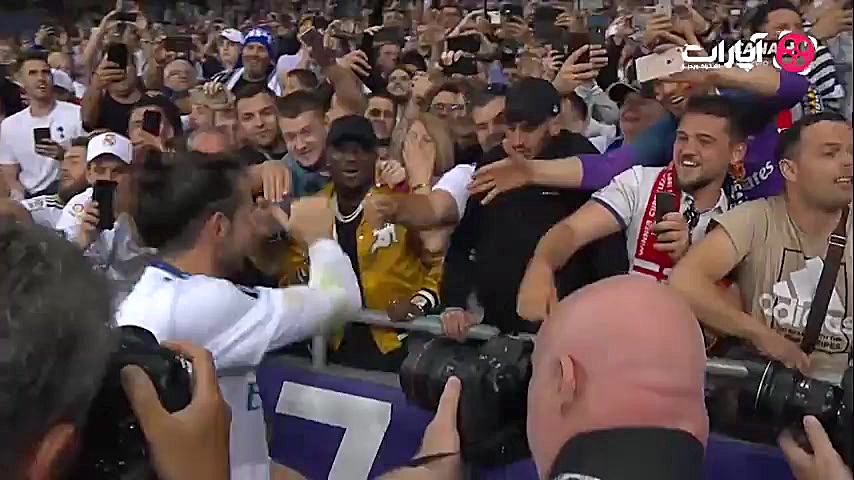 خوشحالی بازیکنان رئال مادرید ب...