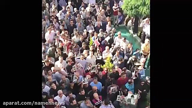 مراسم تشییع پیکر ناصر ملک مطیع...