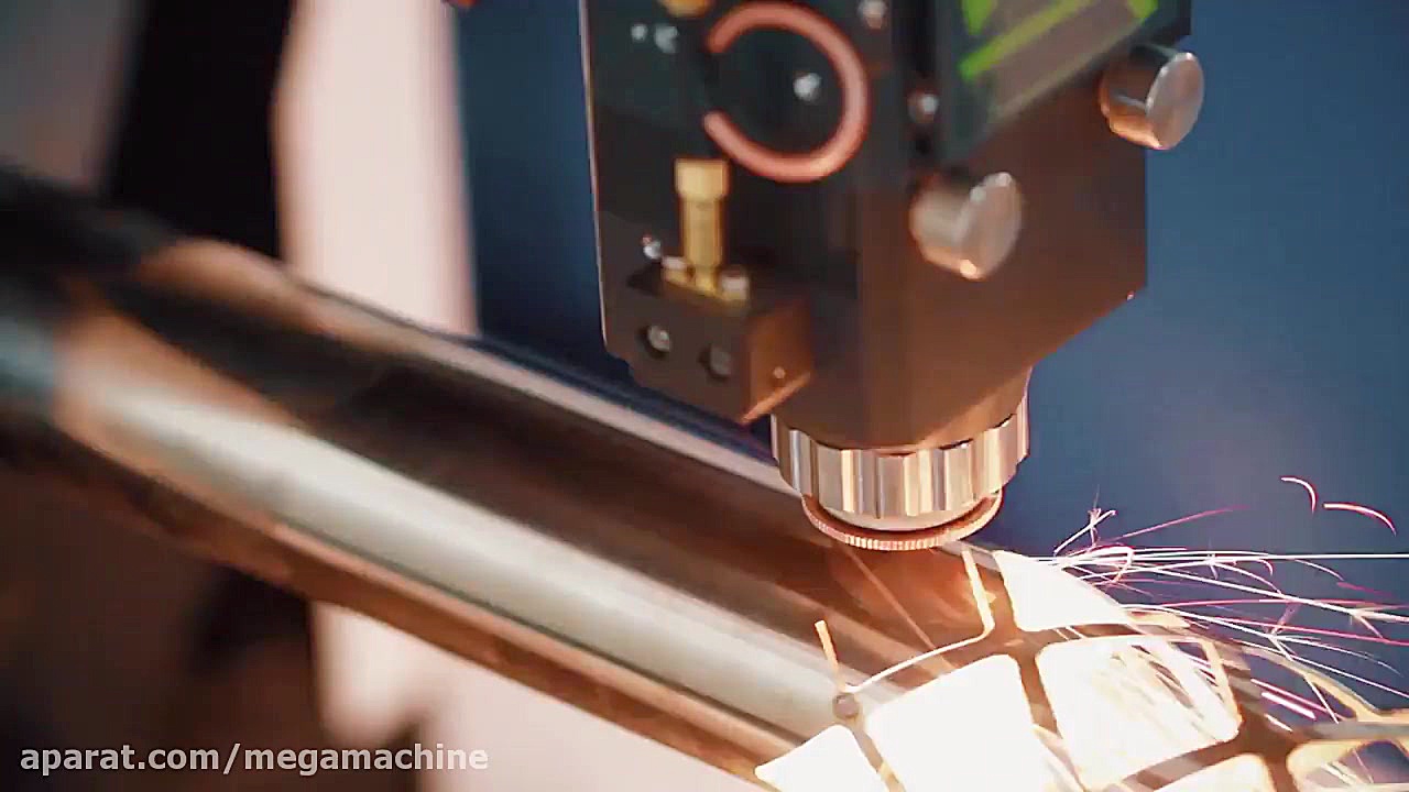 برش لیزر لوله 700 وات فایبر091...