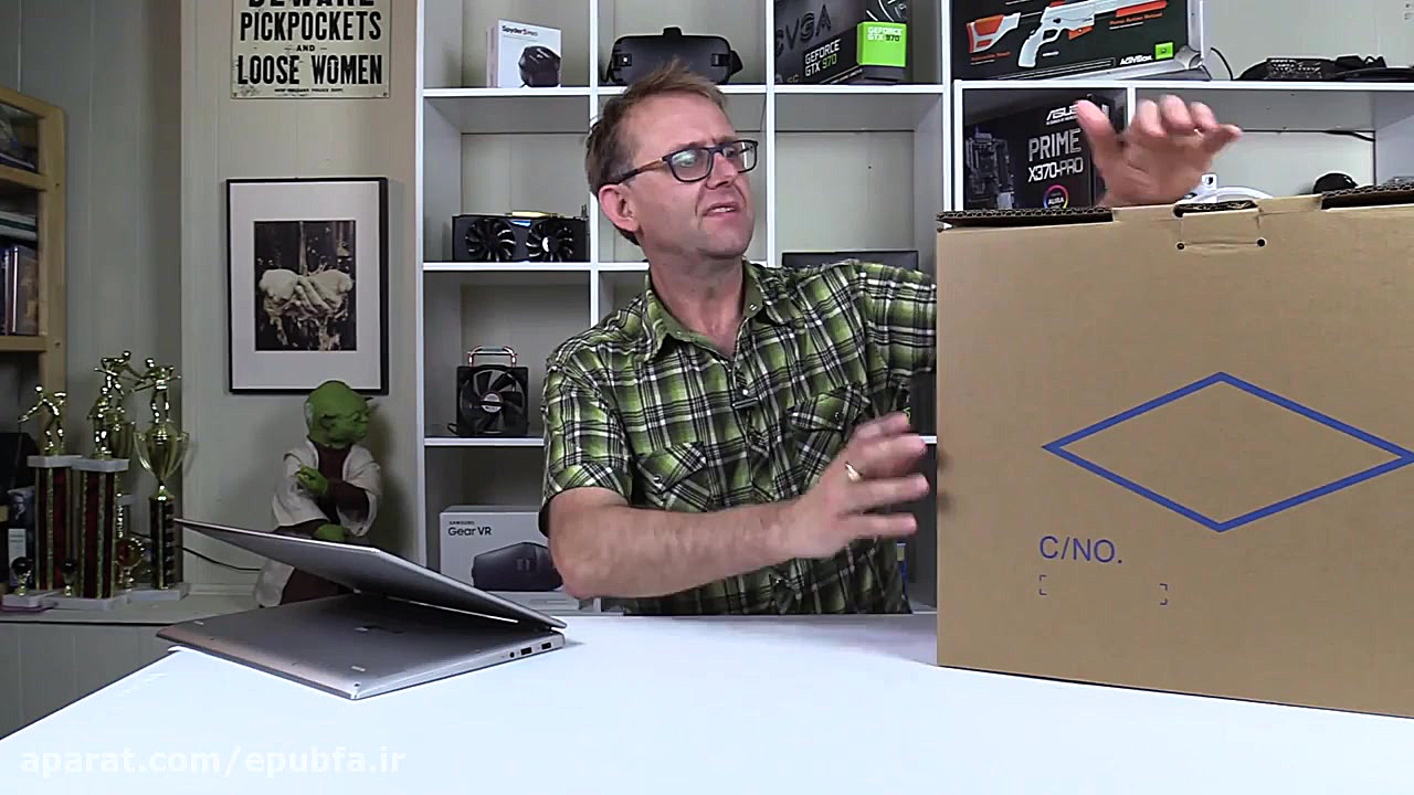 جعبه گشایی لپتاپ گیمینگ GTX 10...