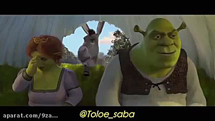 کارتون شرک ❤ خر بامزه شرک ❤