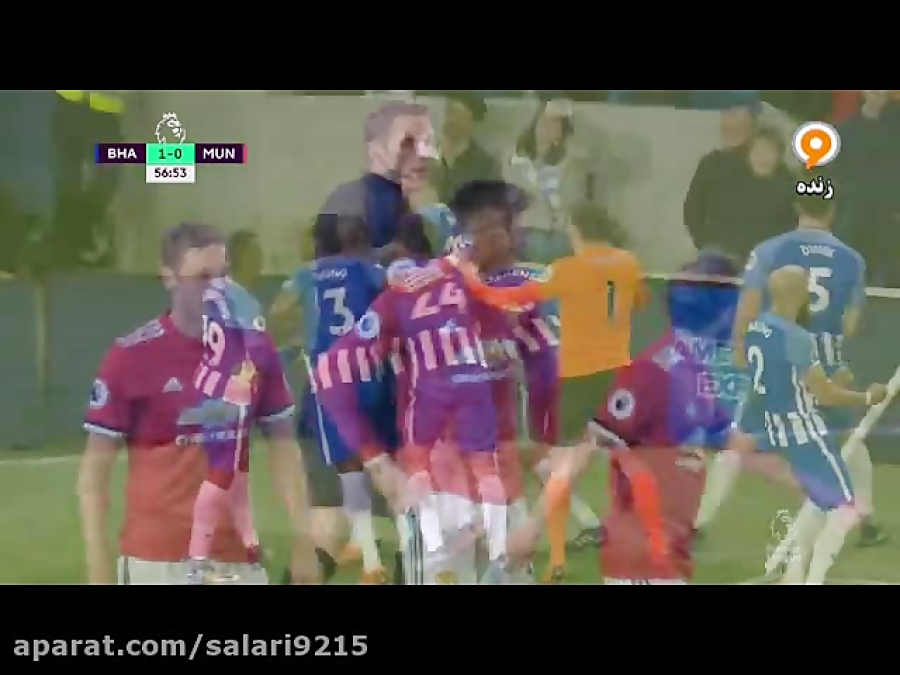 گل عجیب برایتون به منچستر یونا...