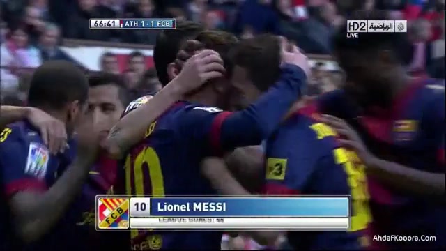 گل مسی به بیلبائو و نجات بارسل...