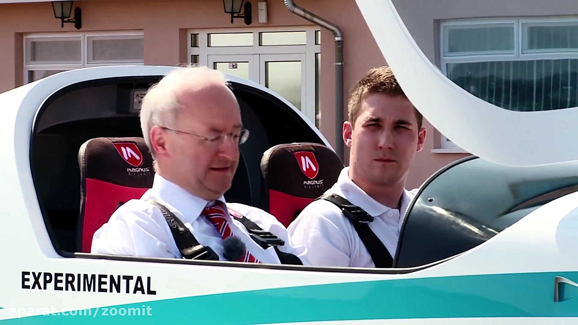 پرواز هواپیمای الکتریکی eFusio...