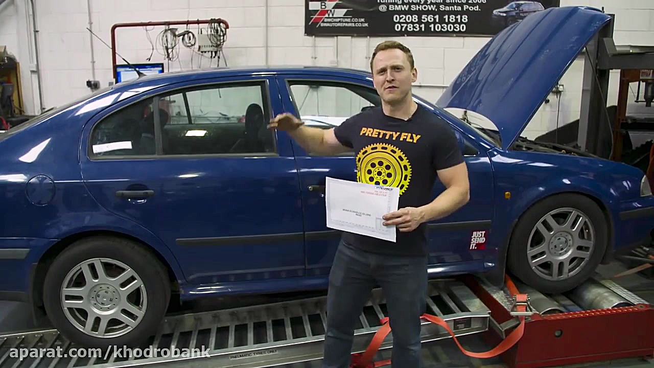 تست داینوی اشکودا اکتاویا با ک...