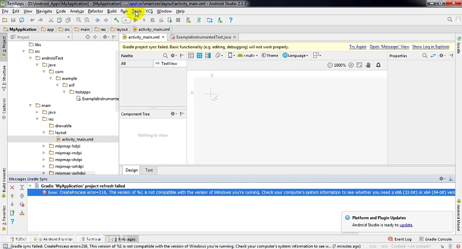 How to solve gradle problem android studio