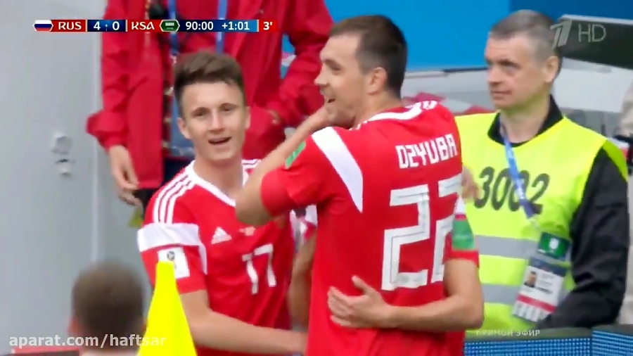 روسیه 5 - 0 عربستان