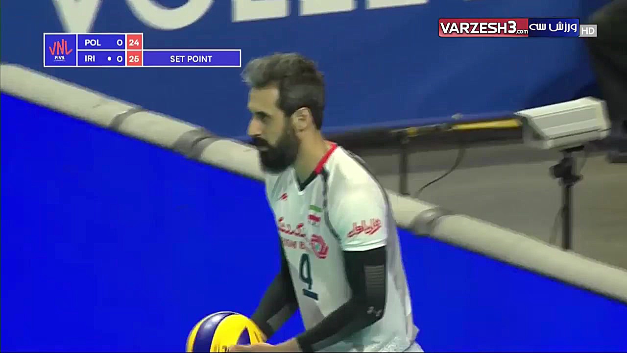 خلاصه والیبال ایران و لهستان