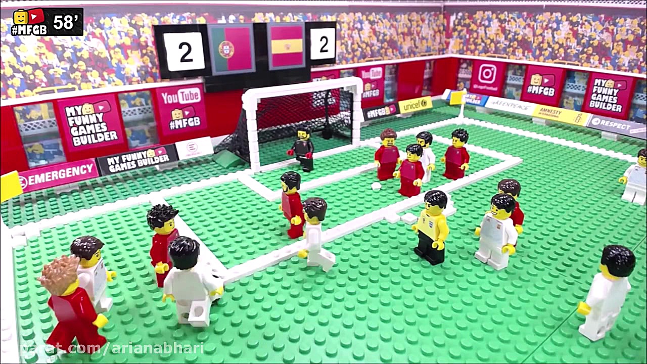 کارتون لگو ها پرتغال و اسپانیا