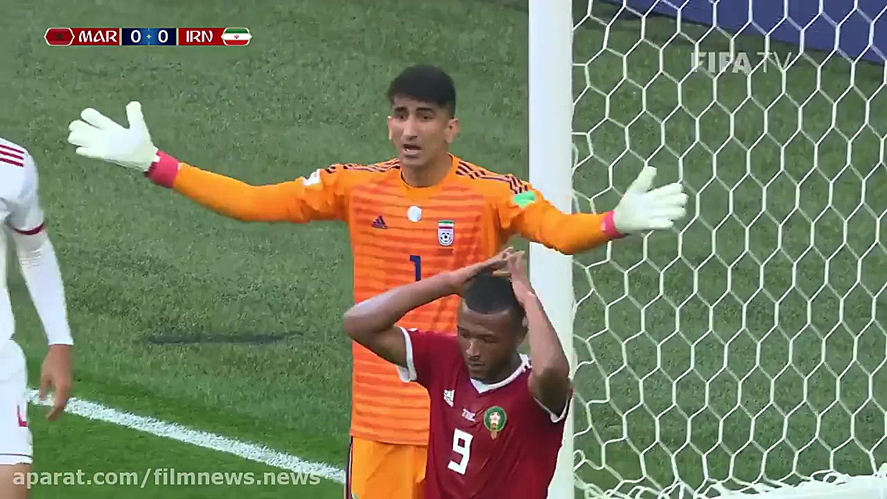 خلاصه بازی ایران - مراکش در جام جهانی 2018 روسیه زمان126ثانیه