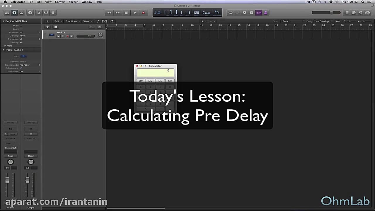 طریقه محاسبه تاخیر Delay برای...