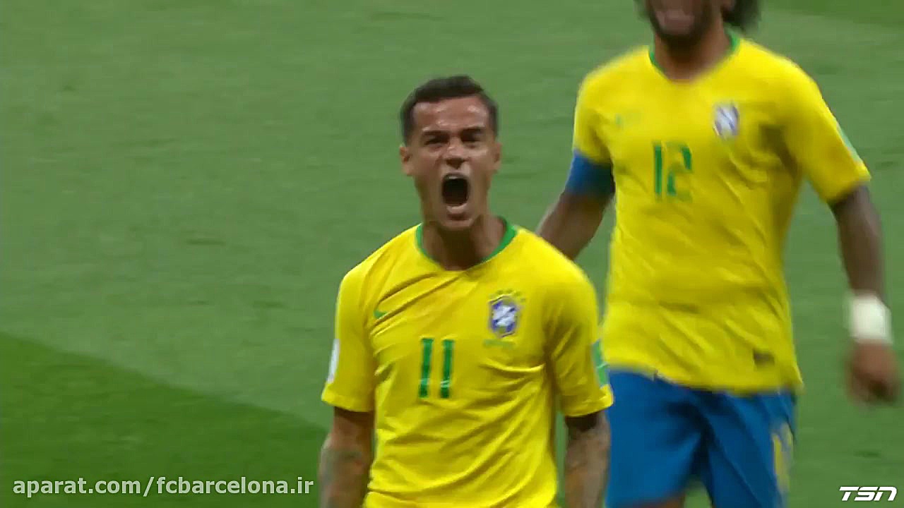 گل کوتینیو برابر سوئیس (جام جه...