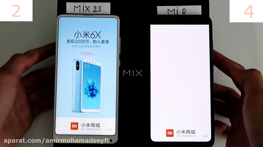 Xiaomi Mi 8 vs Mi Mix 2S _Speed Test