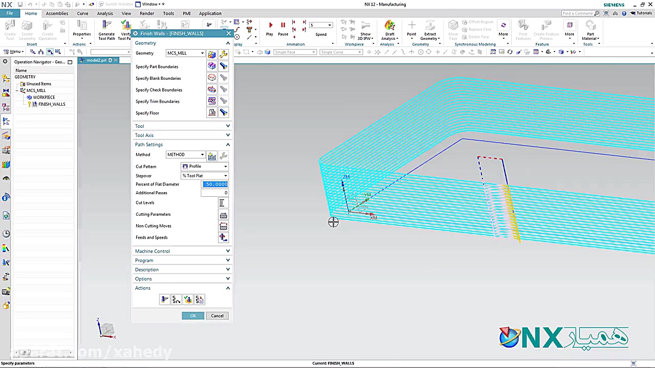 2D parts Machining