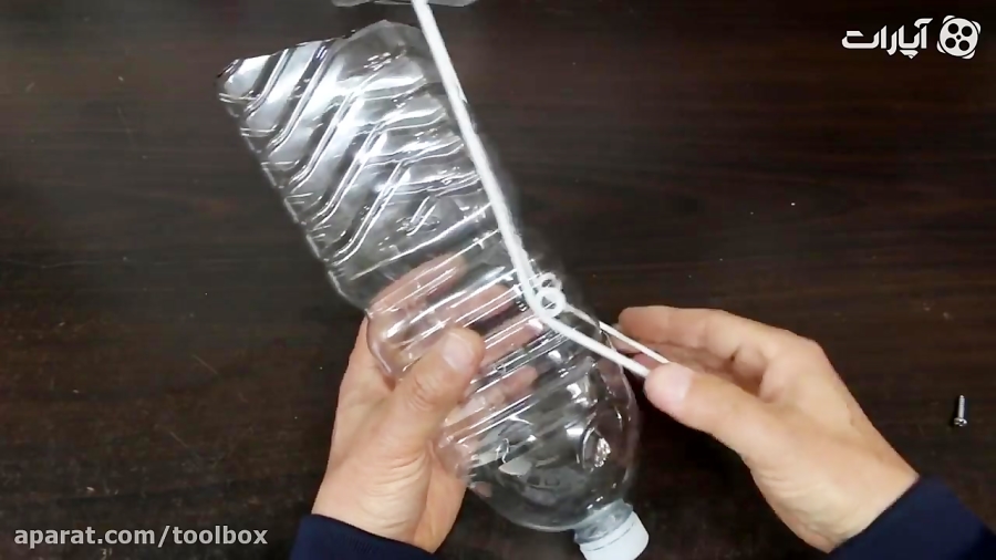 تله پرنده با بطری آب