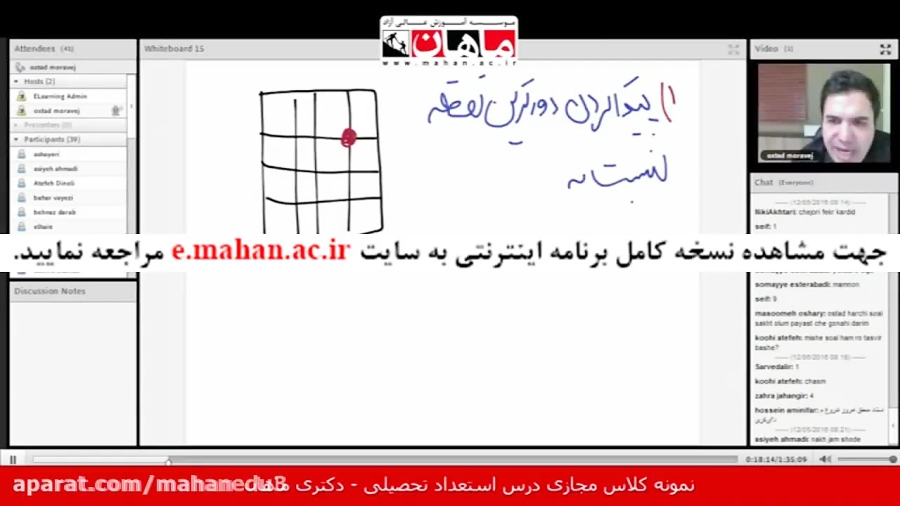 کلاس آنلاین استعداد تحصیلی با...