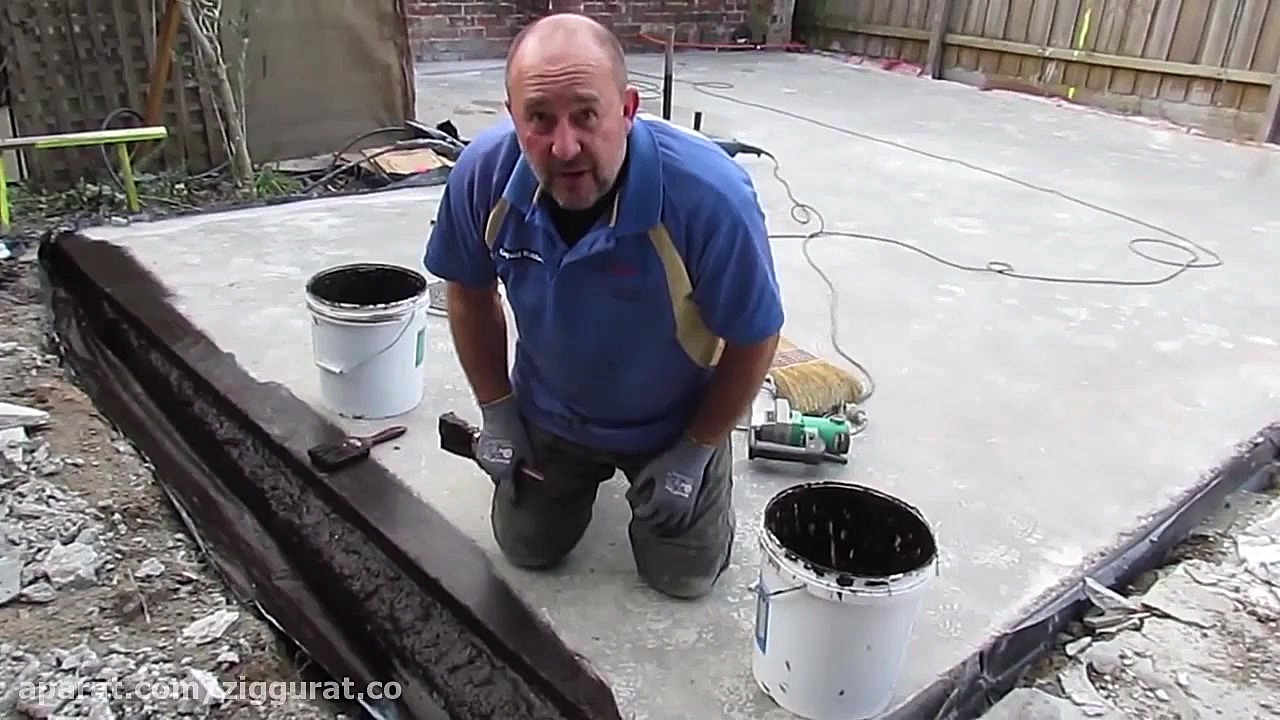 روش آب بندی دال بتنی