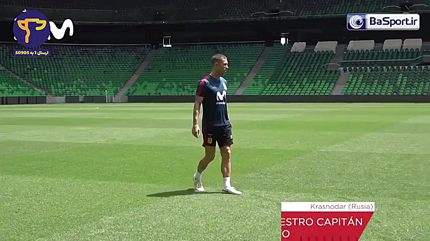 حرکات نمایشی سرخیو راموس در تم...